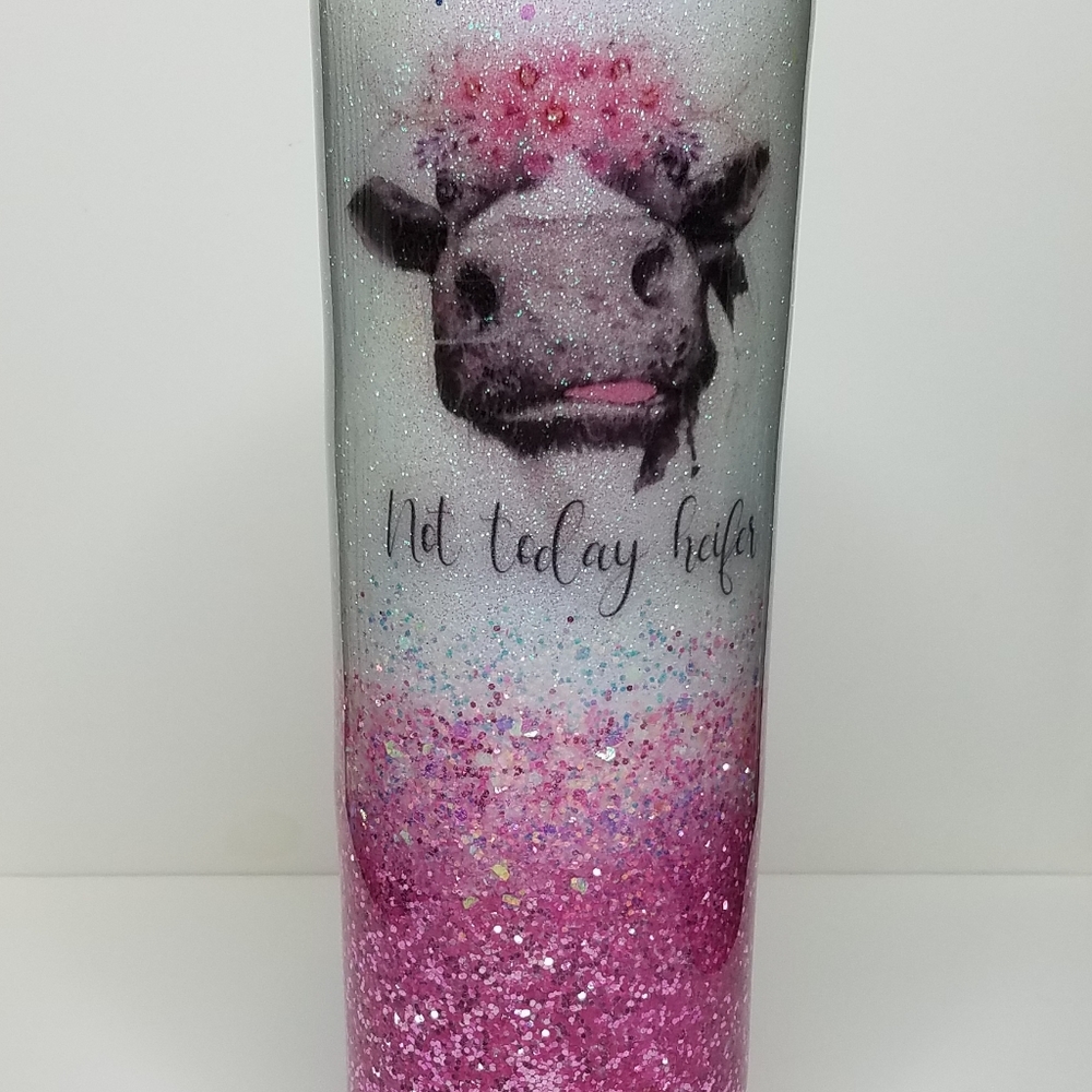 Custom pink tumbler